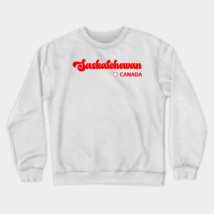 Saskatchewan: I love Canada Crewneck Sweatshirt